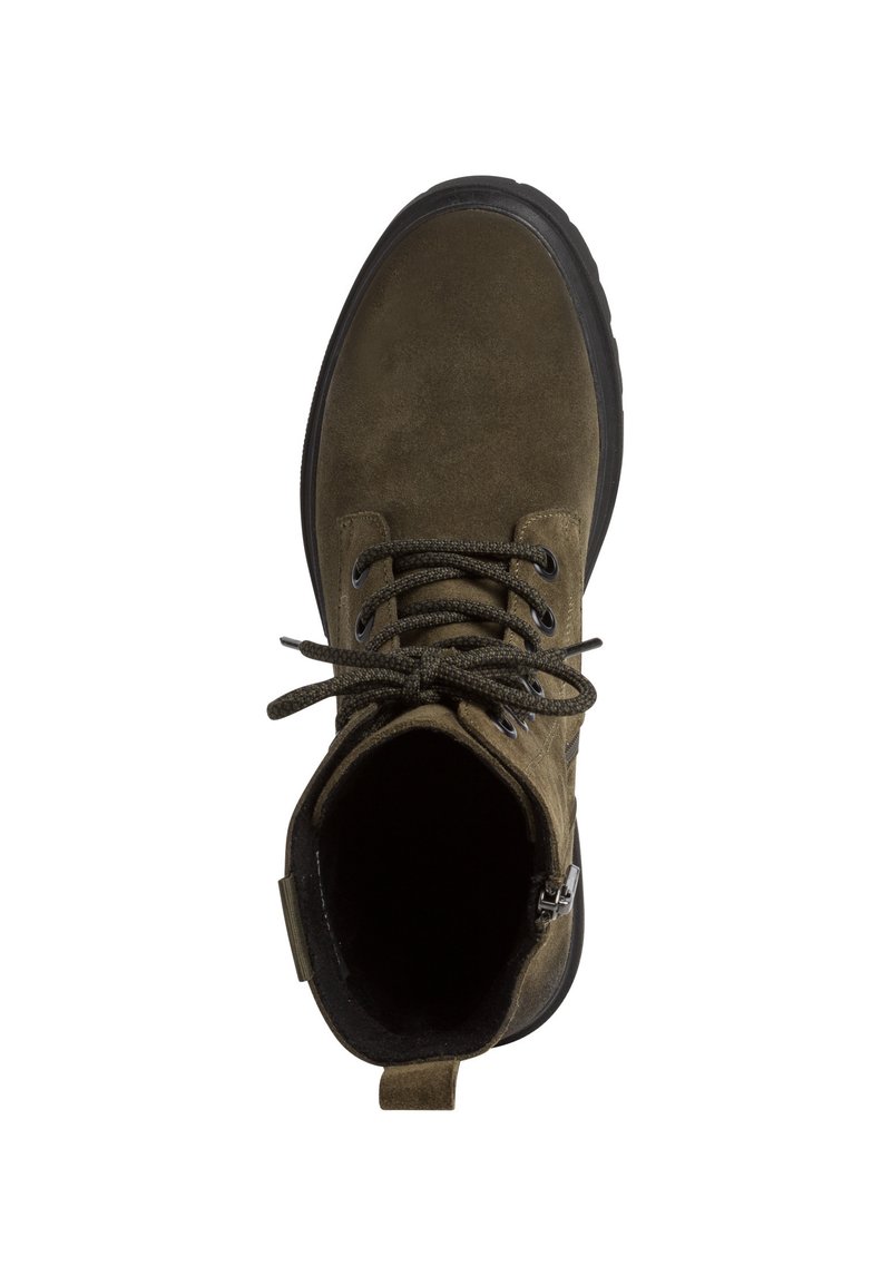 Damen Ankle Boots | Marco Tozzi Schnürstiefelette olive/grün - ZB14472 Damen Ankle Boots | Marco Tozzi Schnürstiefelette olive/grün - ZB14472