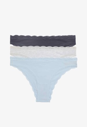 Marks & Spencer, 3 PACK - Brazilian-Slip - grey mix