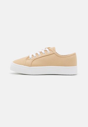 VEGAN WINNIE LACE UP - Trainers - taupe