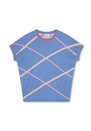 T-shirt print - purple impression