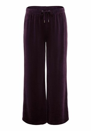 ONLY Carmakoma, TROUSERS CARREBEL REGULAR FIT TROUSERS - Pantalon classique - plum perfect