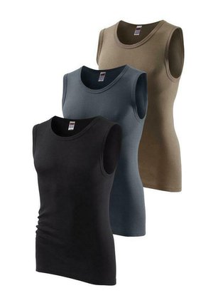 MUSCLE - Top - oliv schwarz anthrazit