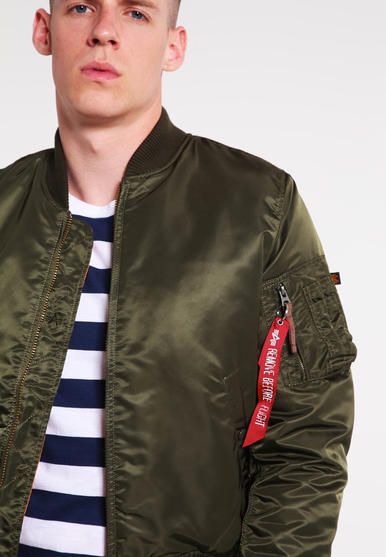 Alpha Industries Bomberjacks - dark green/donkergroen - Zalando.nl