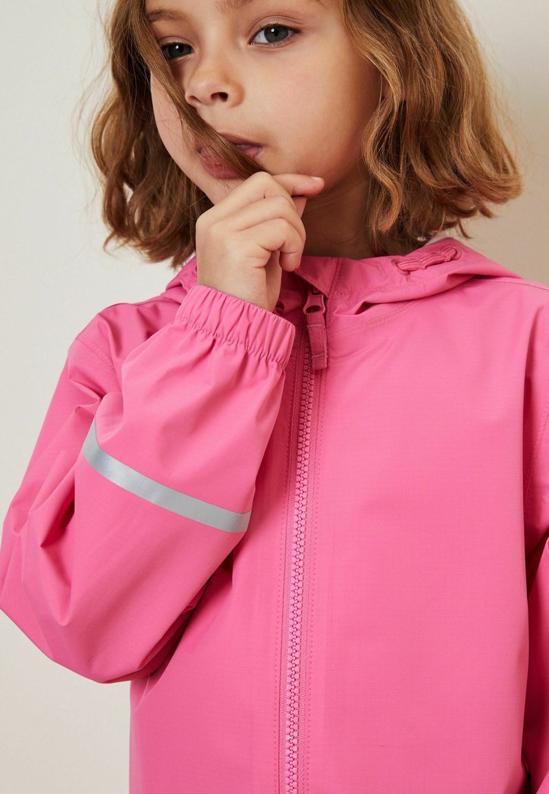 Varsany Tuta Da Pioggia Impermeabile Per Bambina Con Nome Personalizzato In Strass 2-3 Anni - Rosa