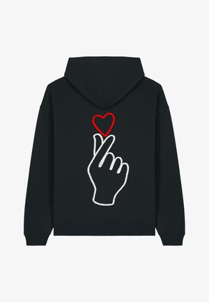 SARANGHAE EMBROIDERY HEAVYWEIGHT - Sweat à capuche - black