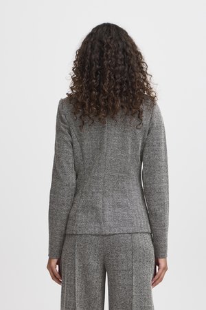 ICHI, IHKATE JACQUARD BL4 - Blazer - black white herringbone