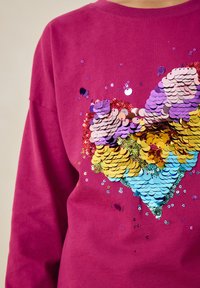 Next SEQUIN HEART - Longsleeve - plum purple