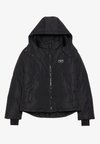 SKI JACKET WITH DETACHABLE HOOD - Suusajakk - black