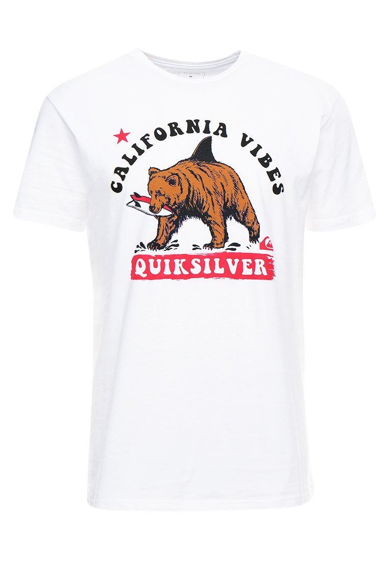 Quiksilver T-shirt print wit Quiksilver T-shirt print wit