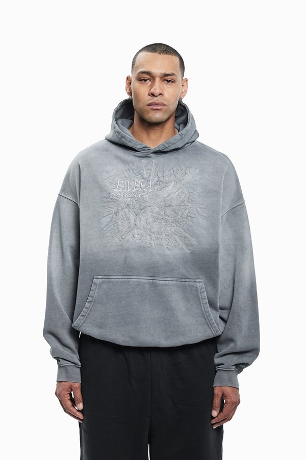 EAGLE EMBROIDERY HOODIE UNISEX - Kapuzenpullover