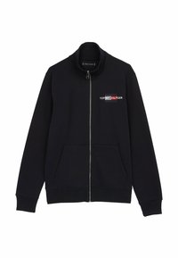 Tommy Hilfiger FLAG EMBROIDERY  - Felpa con zip - desert