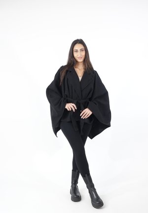 BOLERO - Poncho - schwarz