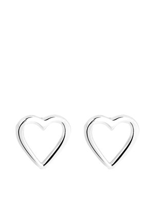 Elli BASIC HEART LOVE - Oorbellen - silber