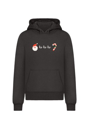 HO HO HO WEIHNACHTEN - Kapuzenpullover - schwarz