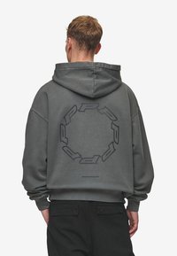 Pegador HAWKINS OVERSIZED HOODIE - Kapucnis pulóver - vintage anthracite