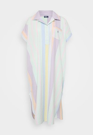 COASTAL STRIPE SEERSUCKER DRESS - Öösärk - mint/purple