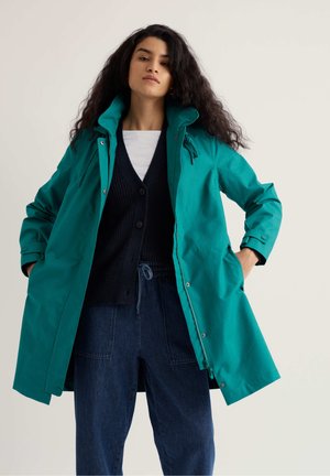 CLOUDBURST - Kratek plašč - teal - deep dive