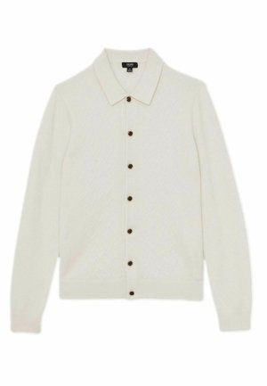 REGULAR FIT - GIDEON - Strickjacke - off white