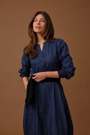 Culture CUALLURA ARPA - Denimové šaty - rinse wash