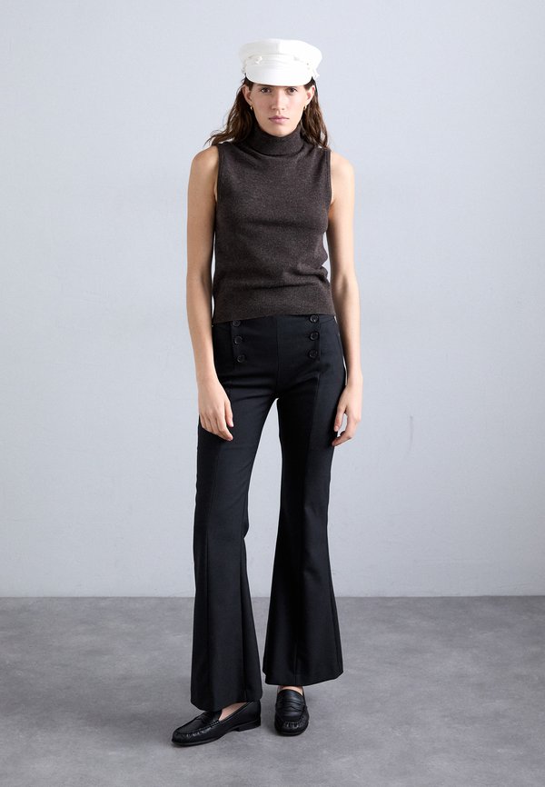 EMBELLISHED BOW TIES BAKER BOY  - Beanie - ivory2