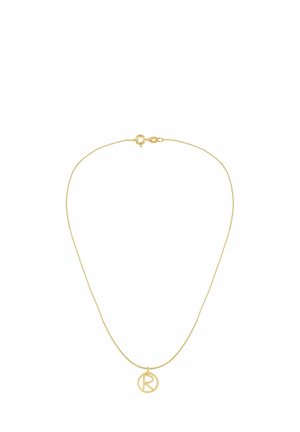 INITIAL LETTER-R - Grandinėlė - yellow gold-coloured