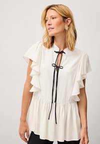 Ellos Collection Bluse - creme schwarz