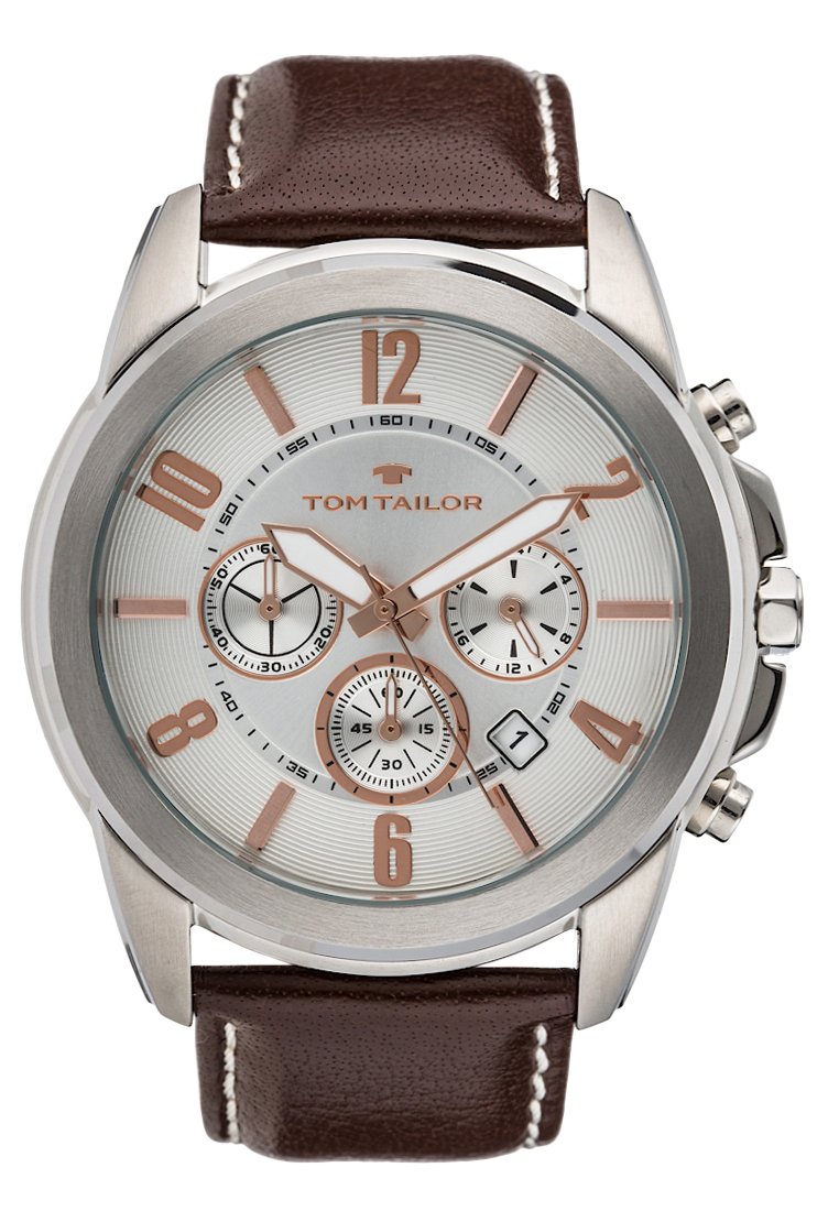 TOM TAILOR Montre à aiguilles - braun/marron - ZALANDO.FR
