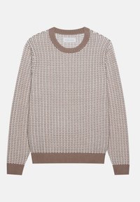 Strickpullover - taupe