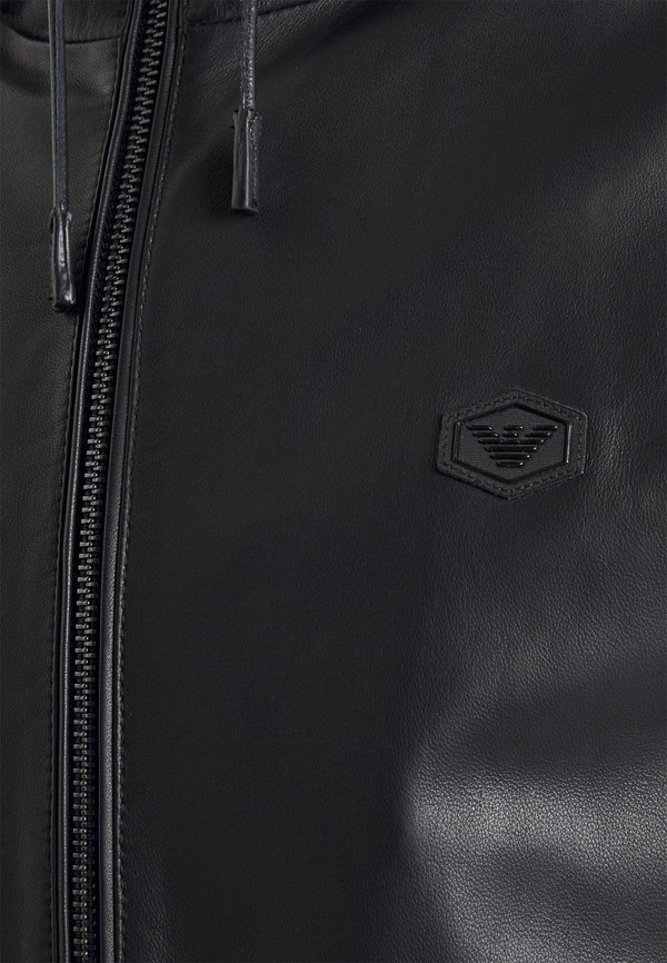 BLOUSON - Leather jacket - nero3