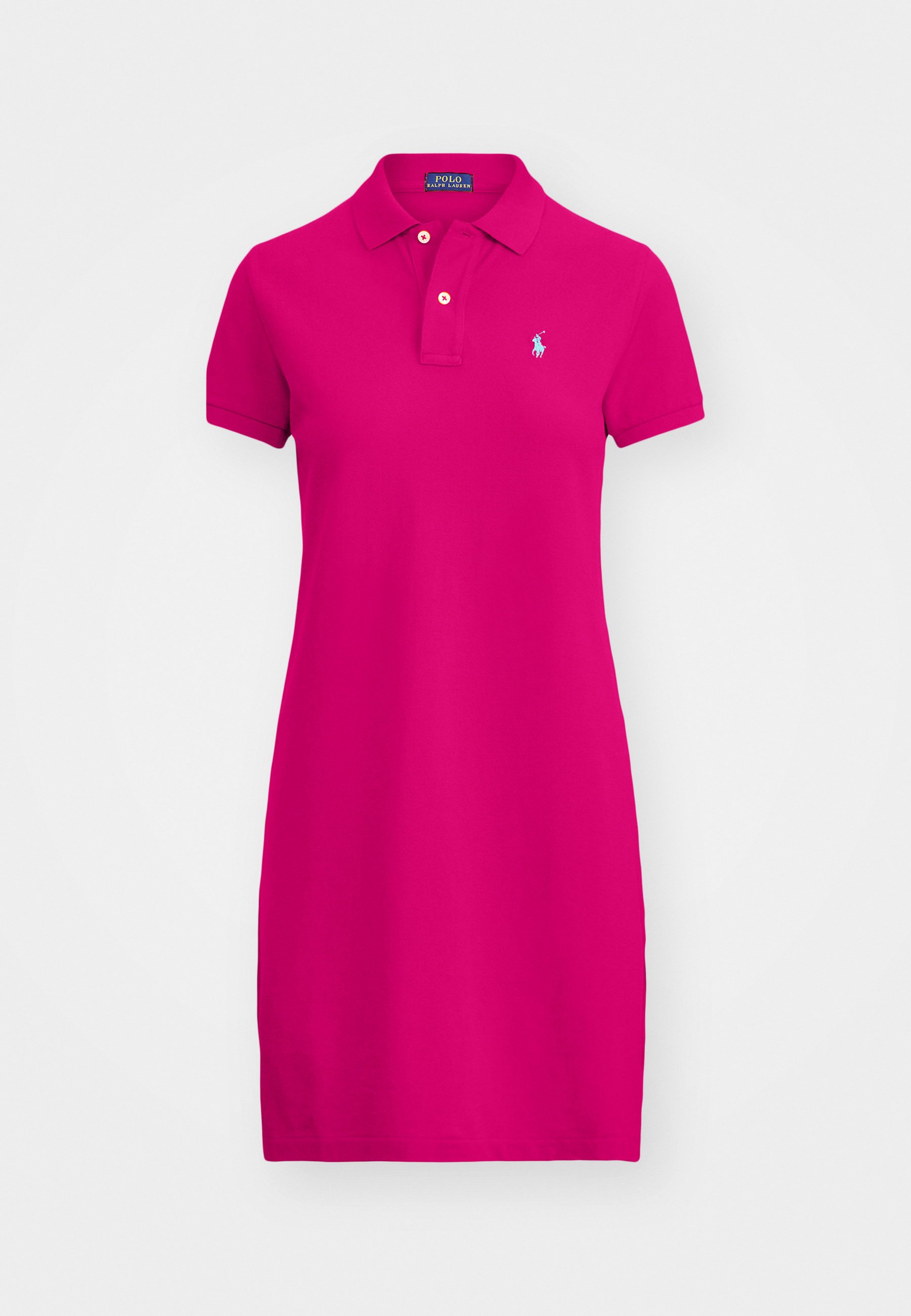 herlipto 【rose】Short Sleeve Polo Dress Short Sleeve Polo Dress M rose herlipto