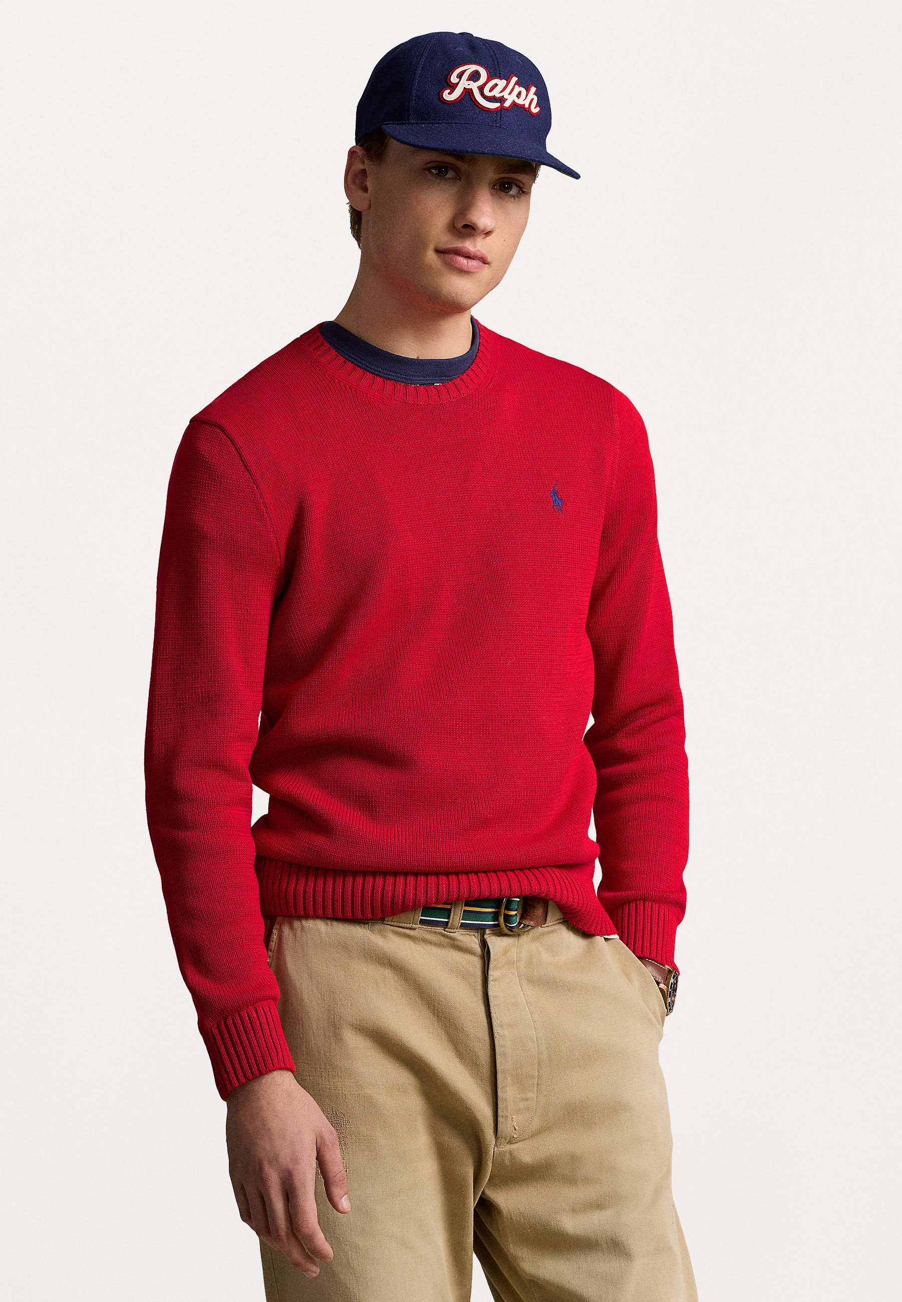 Polo Ralph Lauren COTTON CREWNECK - Jumper - red - Zalando.co.uk