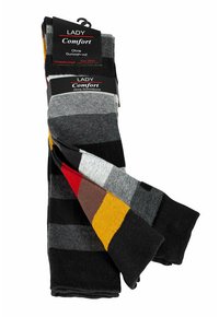 Yenita 3 PAAR MIT BLOCKSTREIFEN - Calzettoni - bunt