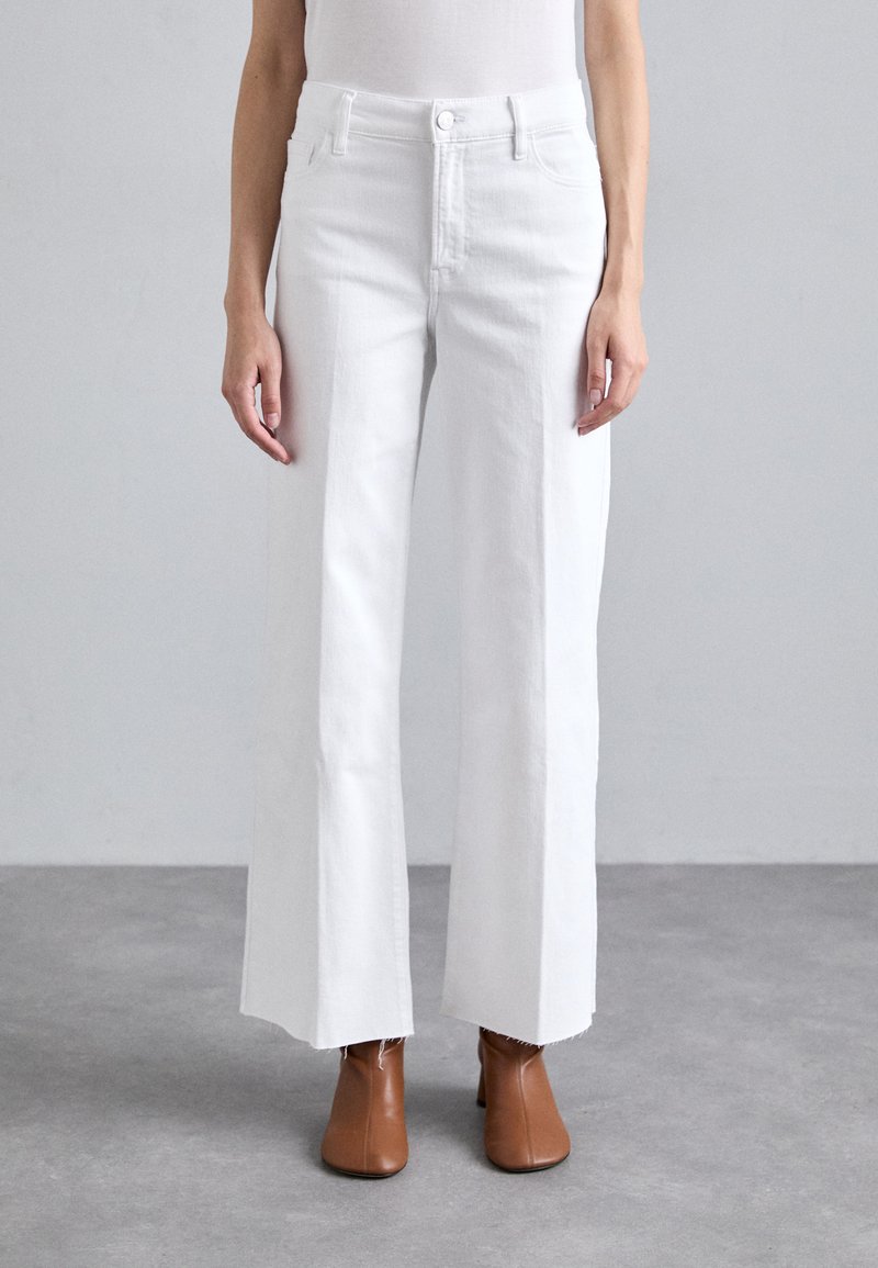 FRAME PALAZZO RAW AFTER - Wide leg - white