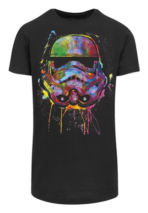 PLUS SIZE STORMTROOPER PAINT SPLATS - T-shirt print - schwarz