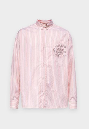 Fiorucci ANEGL EMBROIDERED SHIRT UNISEX - Button-down blouse - pink stripes
