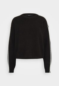 VMZORA O NECK  - Strickpullover - chocolate torte/birch