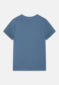 Champion ICONS CREWNECK CONTRAST LOGO UNISEX - Marškinėliai su spaudiniu - blue