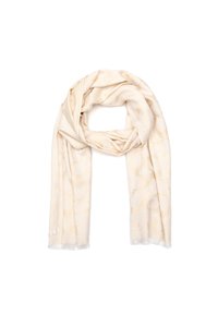 SIGNATURE BORDER STOLE - Sjaal - open white
