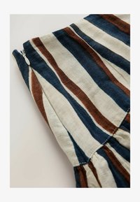 Non sélectionné, navy ecru brown stripe