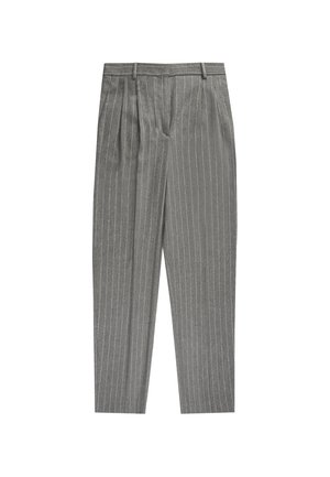 WIDE FIT EN À FINES RAYURES - INCOTEX - Pantalones - light grey