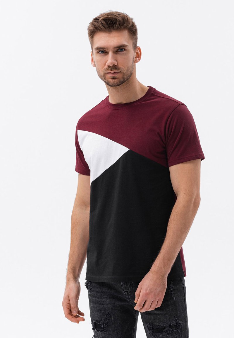 Ombre T-shirt z nadrukiem