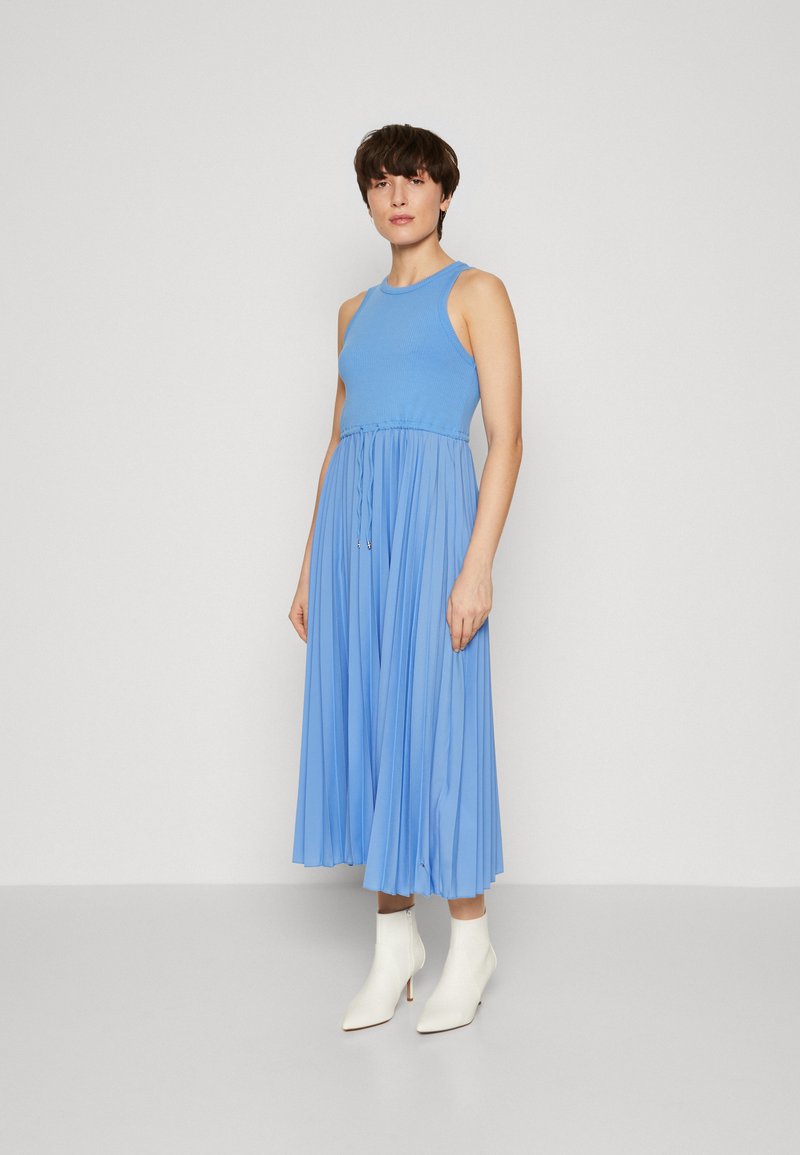 Tommy Hilfiger - TANK PLEATED DRESS MIDI - Vestito estivo - blue spell, Ingrandire