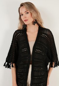 LELA REGULAR FIT - Kardigan - black