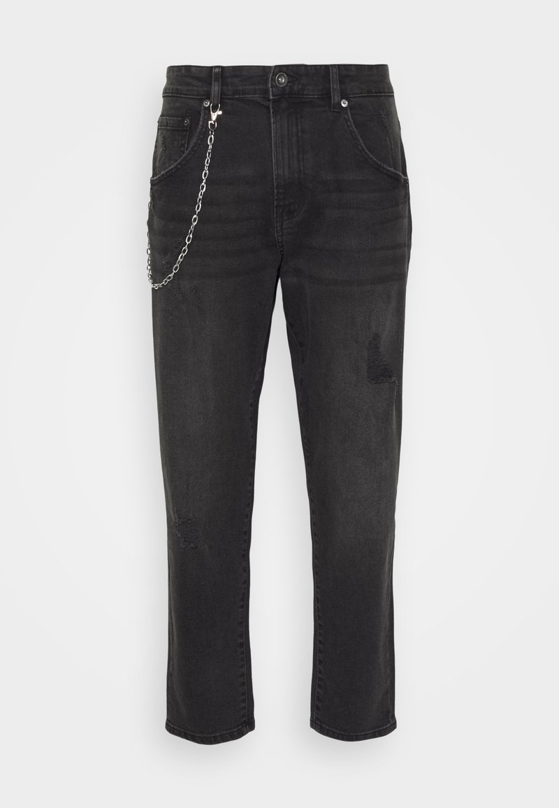 Herren Skinny Fit | Redefined Rebel HOUSTON DESTROY Jeans Relaxed Fit dust black/schwarz - LH26992 Herren Skinny Fit | Redefined Rebel HOUSTON DESTROY Jeans Relaxed Fit dust black/schwarz - LH26992