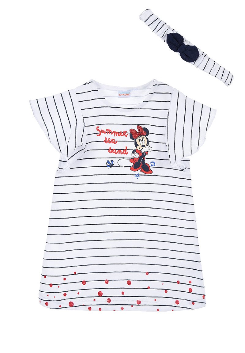 Kinder Freizeitkleider | Mickey & Minnie MINNIE MOUSE BABYKLEID MIT HAARBAND Jerseykleid dunkel blau/dunkelblau - QJ40550 Kinder Freizeitkleider | Mickey & Minnie MINNIE MOUSE BABYKLEID MIT HAARBAND Jerseykleid dunkel blau/dunkelblau - QJ40550