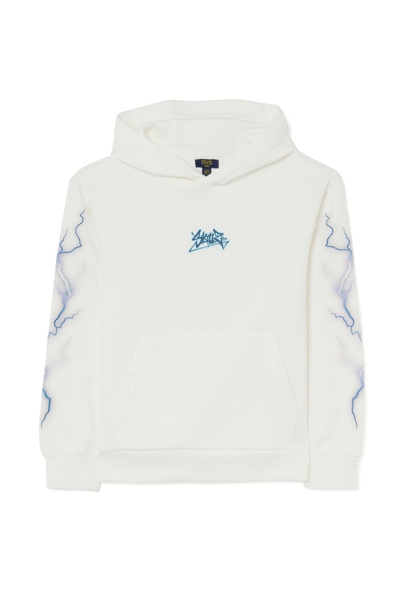 OVS WITH PRINTS - Felpa con cappuccio - optical white
