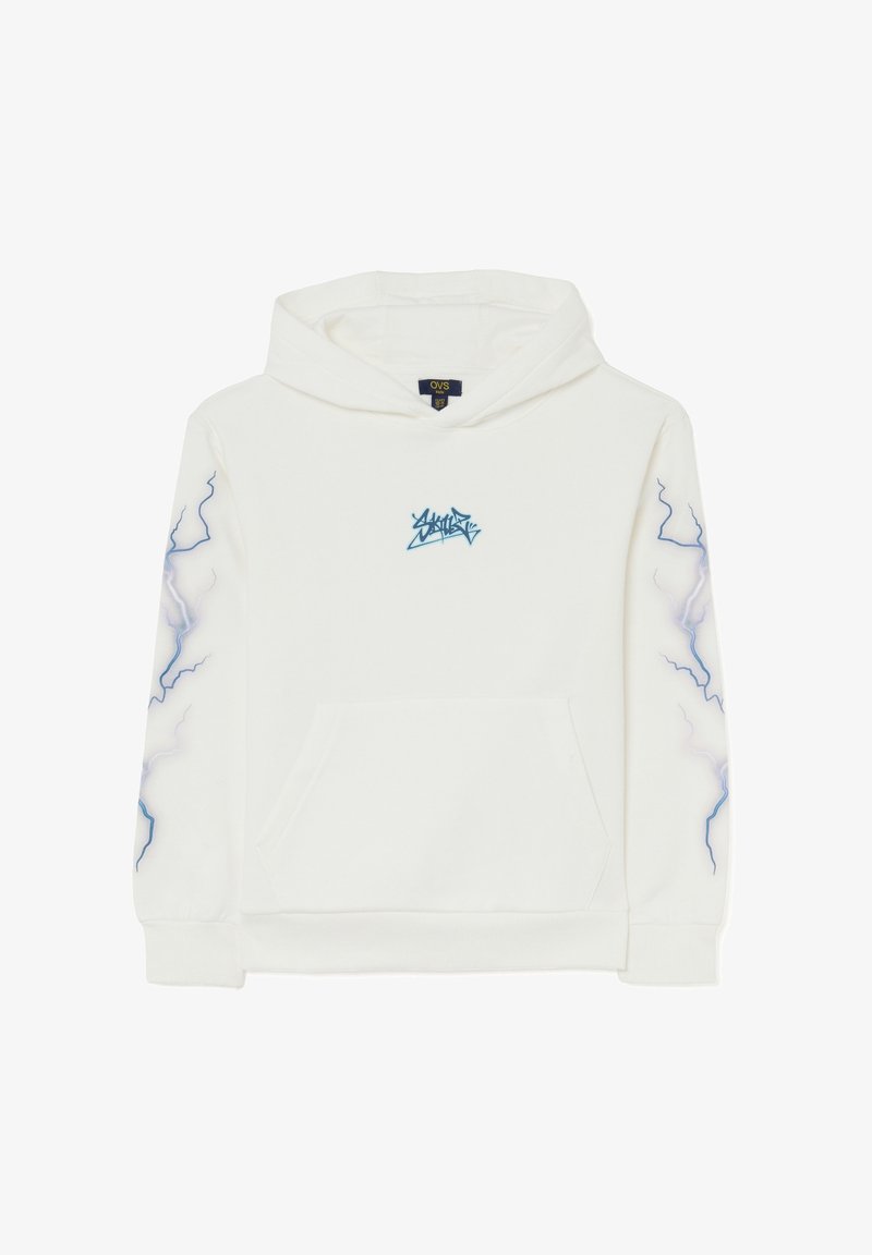 OVS WITH PRINTS - Felpa con cappuccio - optical white