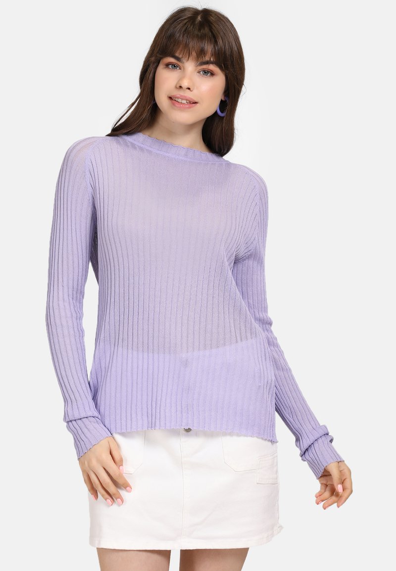 Damen Strickjacken | myMo Strickpullover lilac/lila - RU75796 Damen Strickjacken | myMo Strickpullover lilac/lila - RU75796
