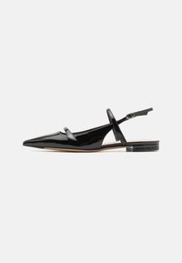 TITA FLAT - Slingback ballet pumps - black