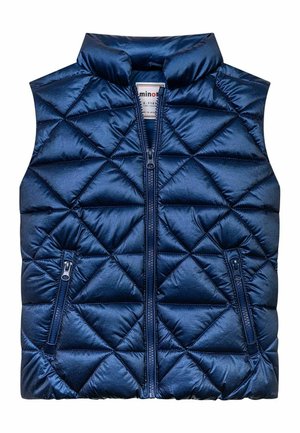 QUILTED PUFFER GILET - Strukirani kaput - dark blue